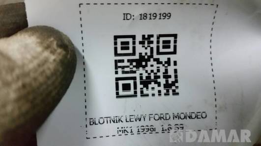 BLOTNIK LEWY FORD MONDEO MK2 1998r 1.8 S9