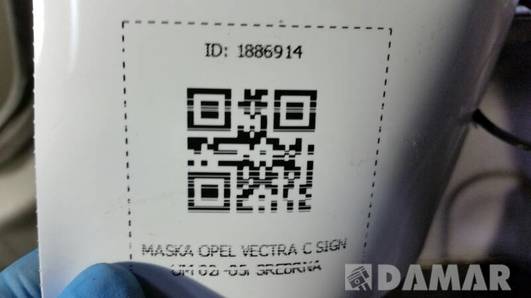 MASKA OPEL VECTRA C SIGNUM 02r-05r SREBRNA