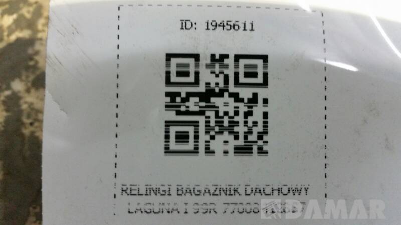 7700841262/B RELINGI BAGAZNIK DACHOWY LAGUNA I 99R