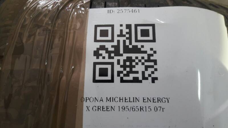 OPONA MICHELIN ENERGY X GREEN 195/65R15 07r