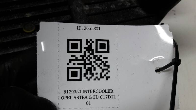 9129353 INTERCOOLER OPEL ASTRA G 3D C17DTL 01