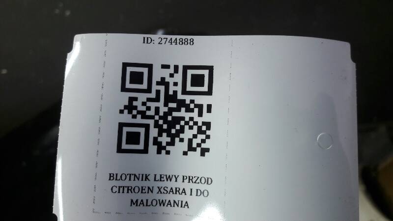 BLOTNIK LEWY PRZOD FORD MONDEO MK1 DO MALOWANIA