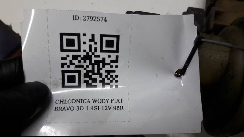 CHLODNICA WODY FIAT BRAVO 3D 1.4SI 12V 98R