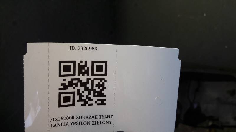 712162000 ZDERZAK TYLNY LANCIA YPSILON ZIELONY