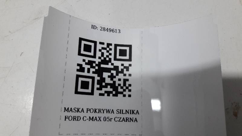 MASKA POKRYWA SILNIKA FORD C-MAX 05r CZARNA