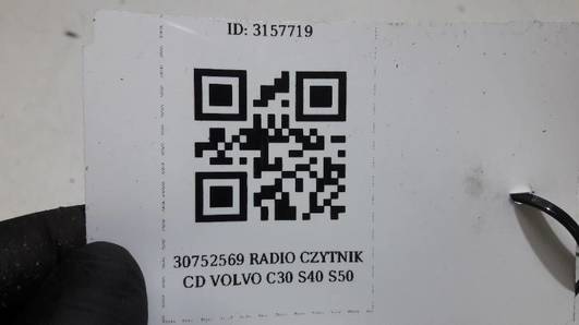 30752569 RADIO CZYTNIK CD VOLVO C30 S40 S50