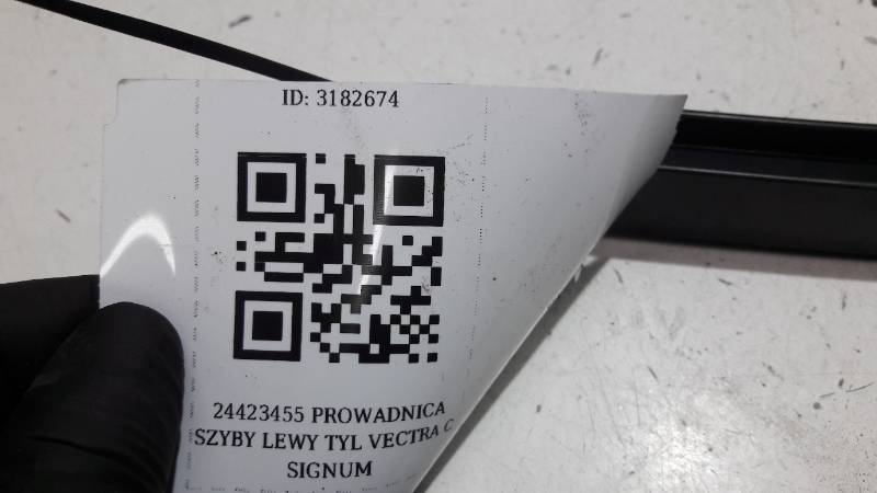 24423455 PROWADNICA SZYBY LEWY TYL VECTRA C SIGNUM