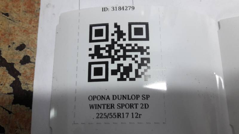 OPONA DUNLOP SP WINTER SPORT 2D 225/55R17 12r