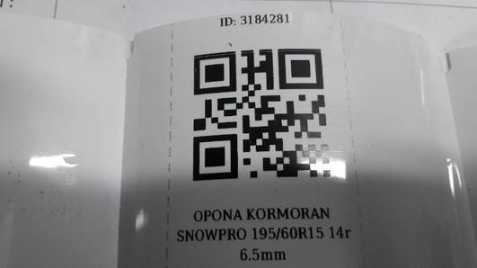 OPONA KORMORAN SNOWPRO 195/60R15 14r 6.5mm