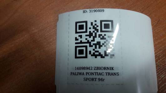 14098942 ZBIORNIK PALIWA PONTIAC TRANS SPORT 94r