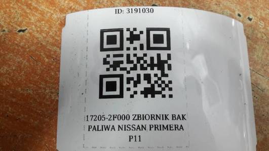 17205-2F000 ZBIORNIK BAK PALIWA NISSAN PRIMERA P11