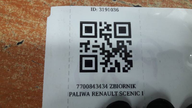 7700843434 ZBIORNIK PALIWA RENAULT SCENIC I
