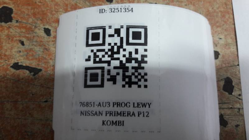 76851-AU3 PROG LEWY NISSAN PRIMERA P12 KOMBI