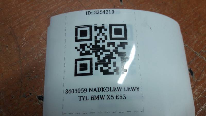 8403059 NADKOLE LEWY TYL  BMW X5 E53