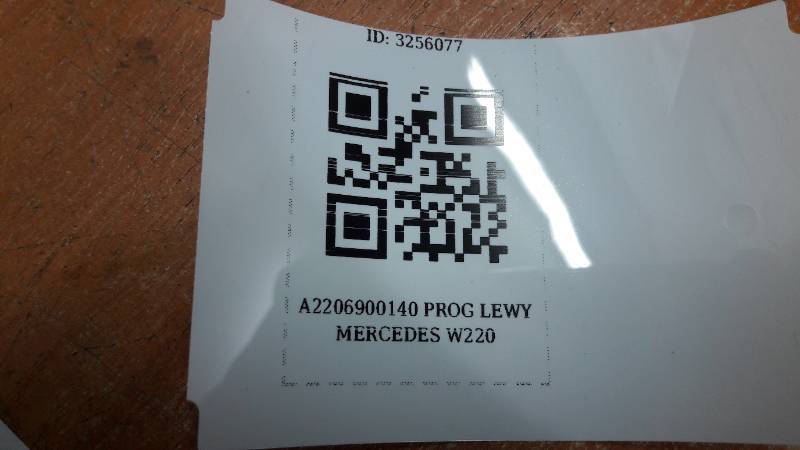 A2206900140 PROG LEWY MERCEDES W220