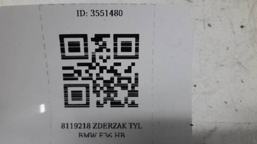 8119218 ZDERZAK TYL BMW E36 HB