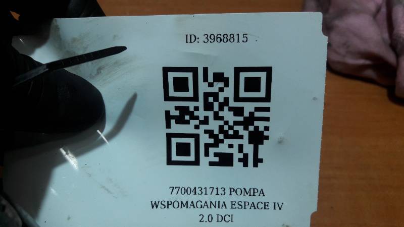 7700431713 POMPA WSPOMAGANIA ESPACE IV 2.0 DCI