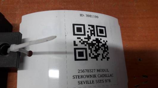 25670327 MODUL STEROWNIK CADILLAC SEVILLE 5STS 97R