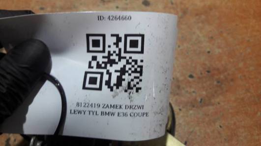 8122419 ZAMEK DRZWI LEWY TYL BMW E36 SEDAN