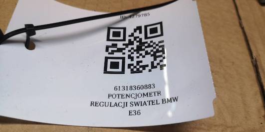 8360883 POTENCJOMETR REGULACJI SWIATEL BMW E36