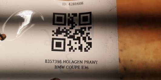 8357398 HOLAGEN PRAWY BMW COUPE E36