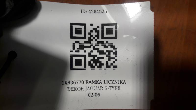 1X436770 RAMKA LICZNIKA DEKOR JAGUAR S-TYPE 02-06