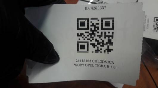 24445163 CHLODNICA WODY OPEL TIGRA B 1.8