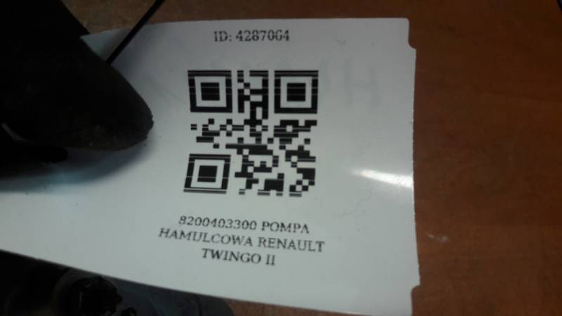 8200403300 POMPA HAMULCOWA RENAULT TWINGO II