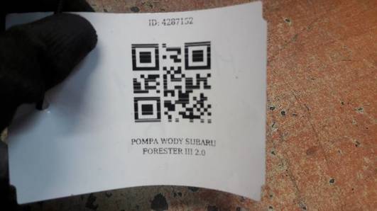 POMPA WODY SUBARU FORESTER III 2.0