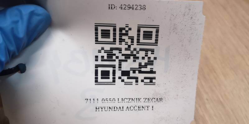 7111-0550 LICZNIK ZEGAR HYUNDAI ACCENT I