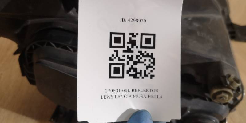 270531-00L REFLEKTOR LEWY LANCIA MUSA HELLA