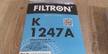 K1247A FILTR KABINOWY CITROEN C III 1.6 2.0