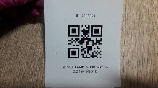 SONDA LAMBDA FRONTERA 2.2 16V 98-03R