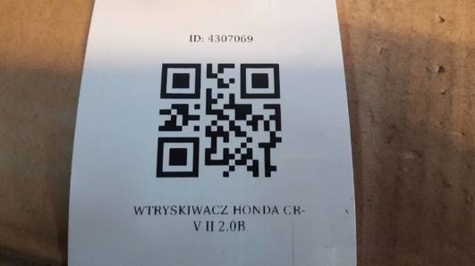 WTRYSKIWACZ HONDA CR-V II 2.0B