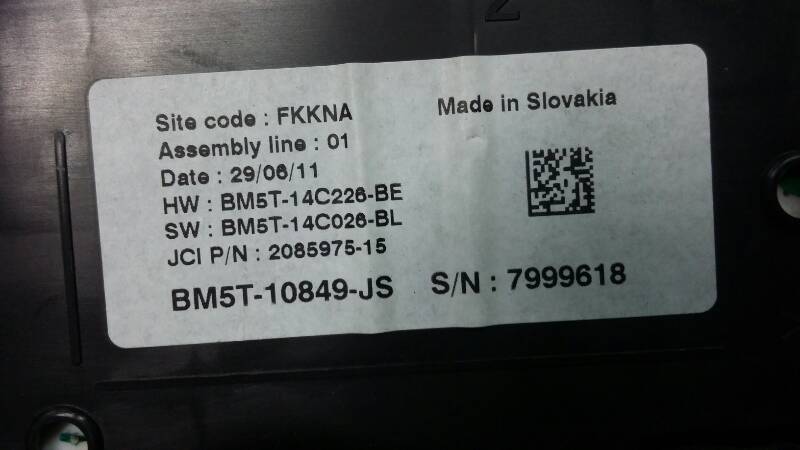 LICZNIK BM5T-10849-JS FORD FOCUS MK3
