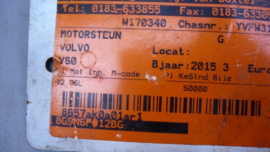 Poduszka łapa silnika Volvo V60 S60 XC60 2,4 D5 15
