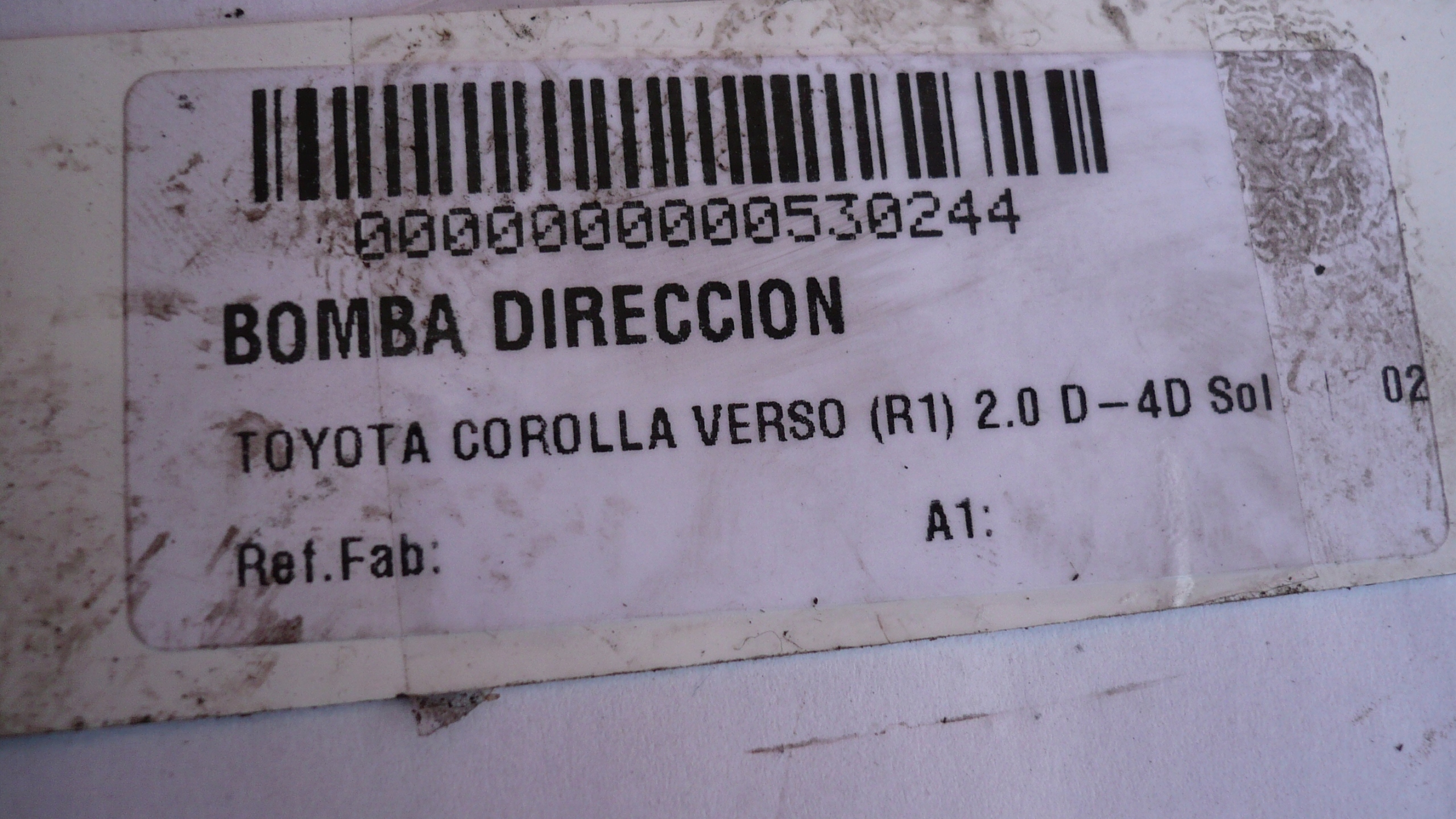 Pompa wspomagania Corolla E12 Verso 2,0 D4D